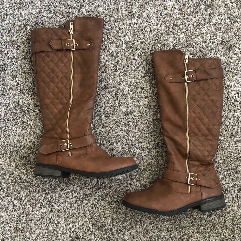 Knee High Brown Boots